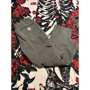 Carhartt B342-MOS Relaxed Fit Ripstop Cargo Work Pants Mens 38x30 Moss Green